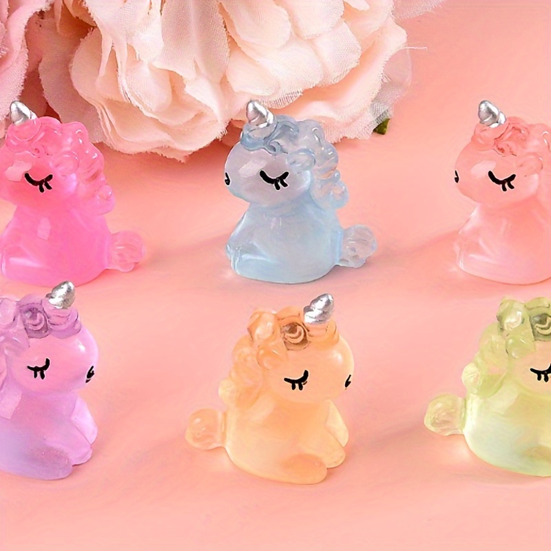 

10pcs -the- Unicorn Figurines - Diy & Decor, Accessories, For School