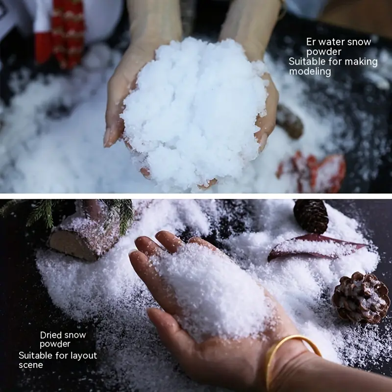 Christmas Snowflake Simulation Artificial Snow Powder - Temu