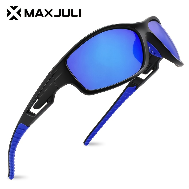  MAXJULI Sports Polarized Sunglasses for Big Heads Men Women  Tr90 Rimless Frame for Running Fishing Baseball Driving (Grey) : Clothing,  Shoes & Jewelry