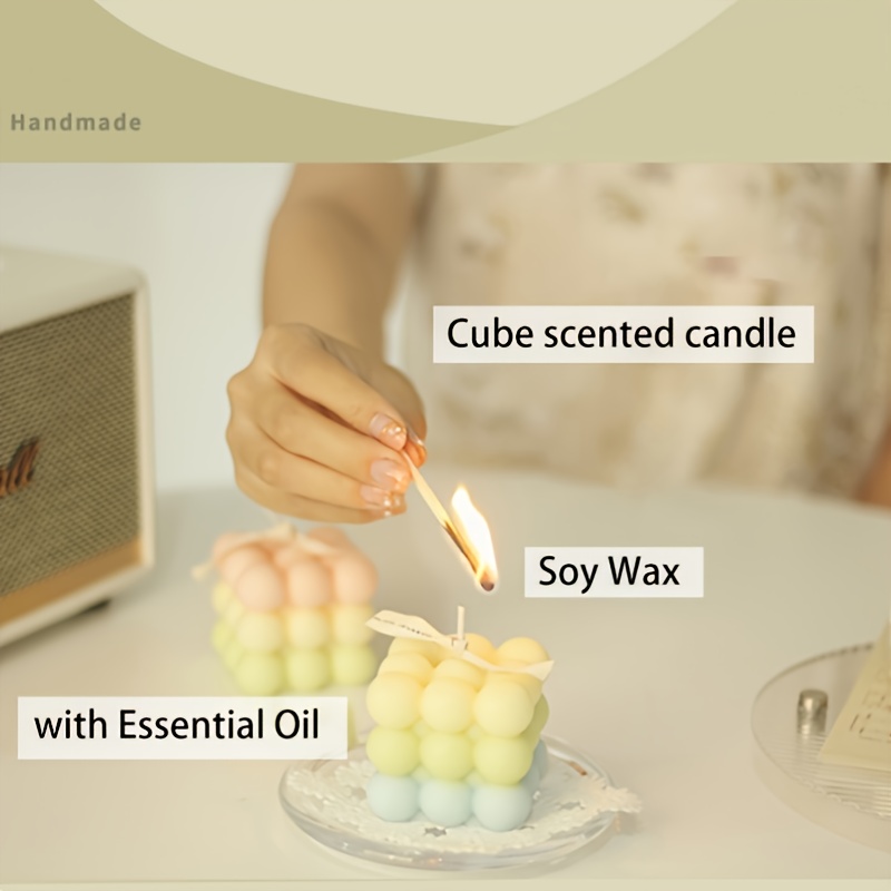 Handmade Scented Wax Cubes Hand Poured Natural Soy Wax - Temu