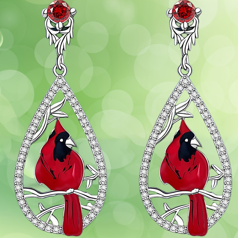 

Chic Red Quadrilateral Dangle Earrings - Perfect Christmas & Birthday Gift For
