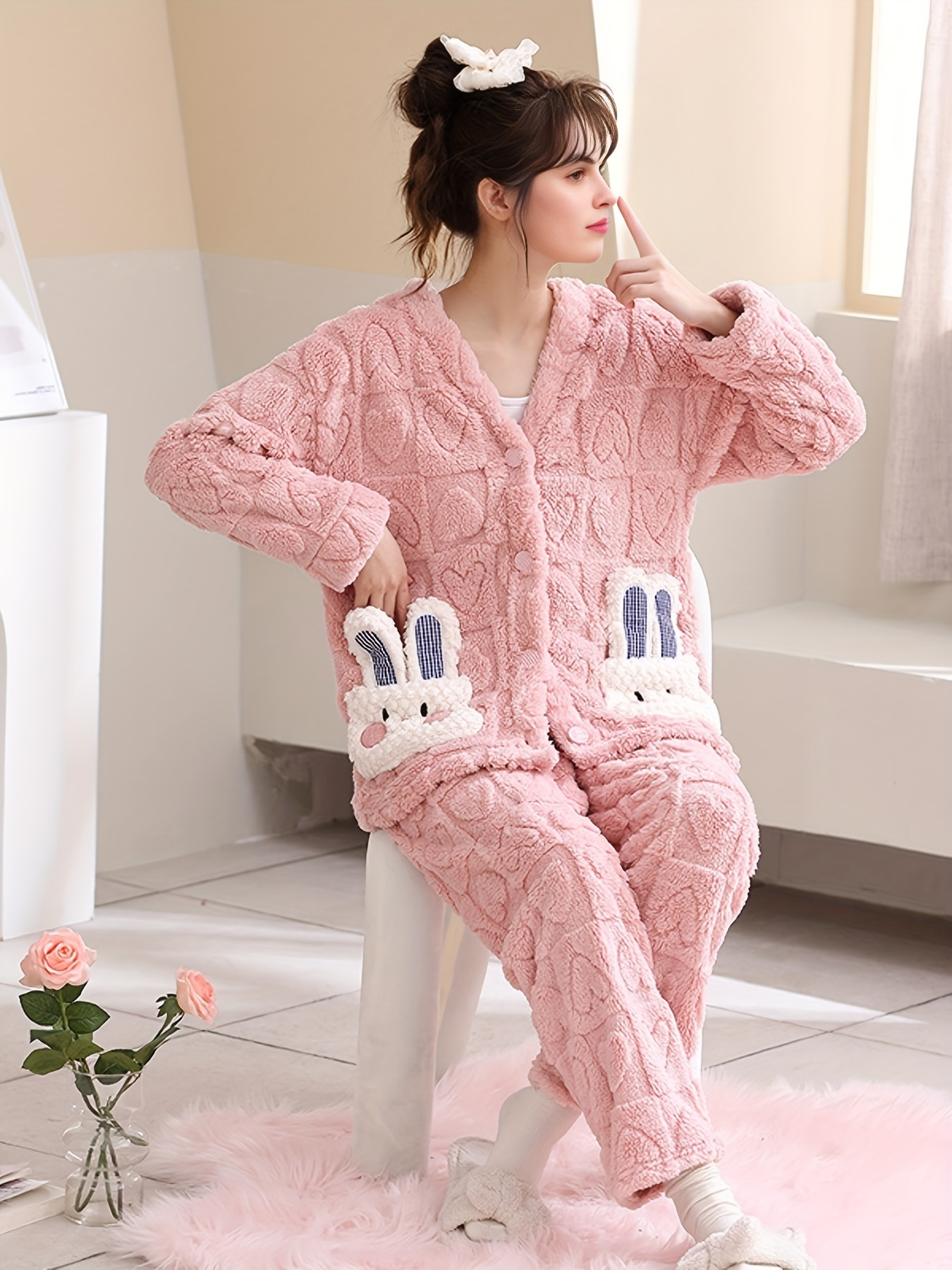 Jacquard Pajama Set