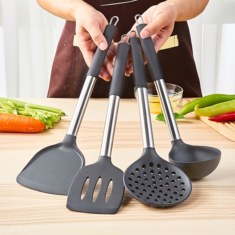 1pc Kitchen Tool Silicone Spatula Non-Stick Pan Fried Shovel