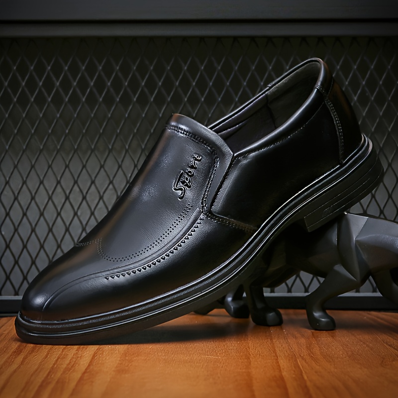 Genuine Leather Slip On Loafers - Temu