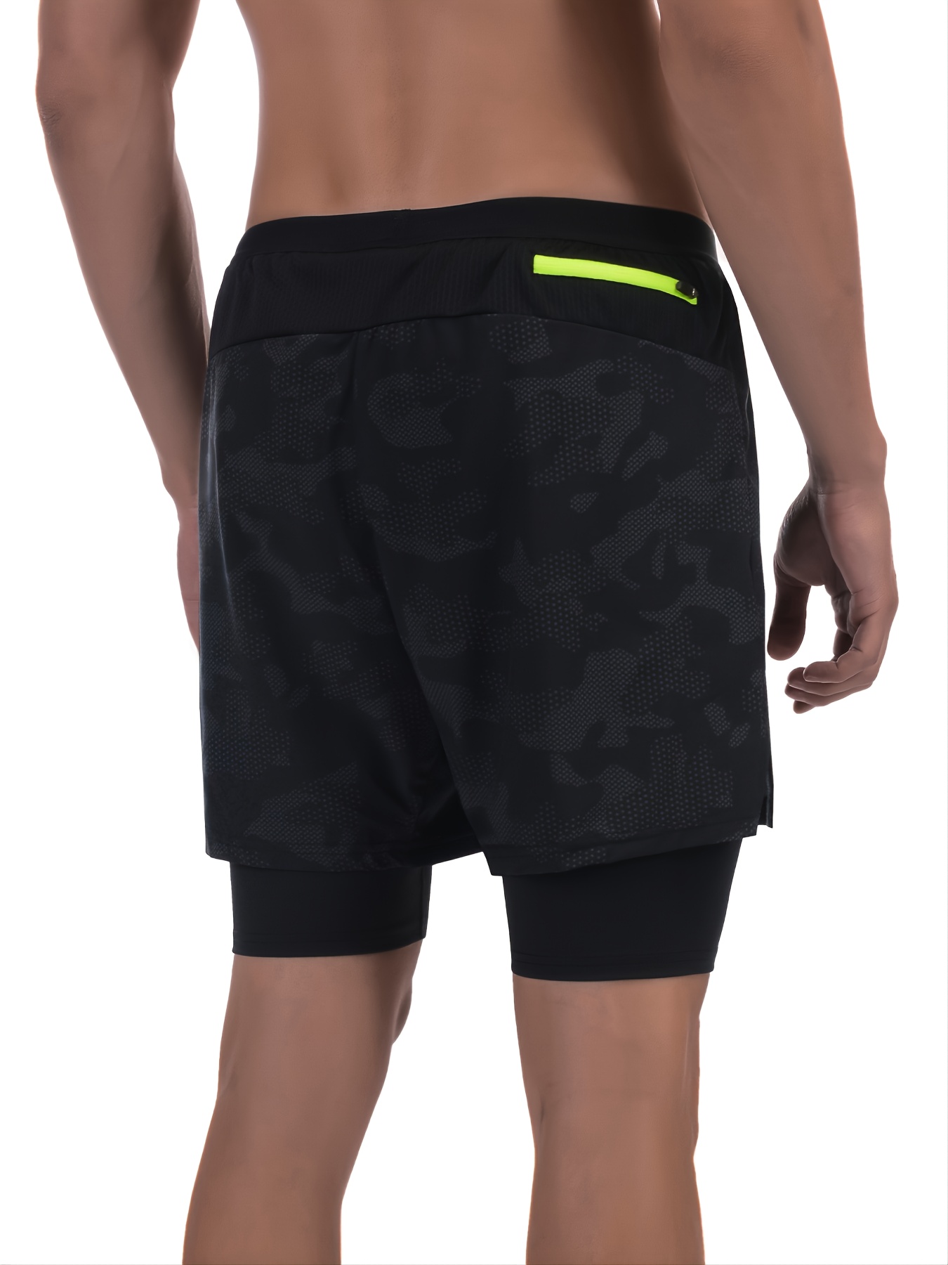 Men's Sports Gradient Color T shirt + Active Shorts + - Temu