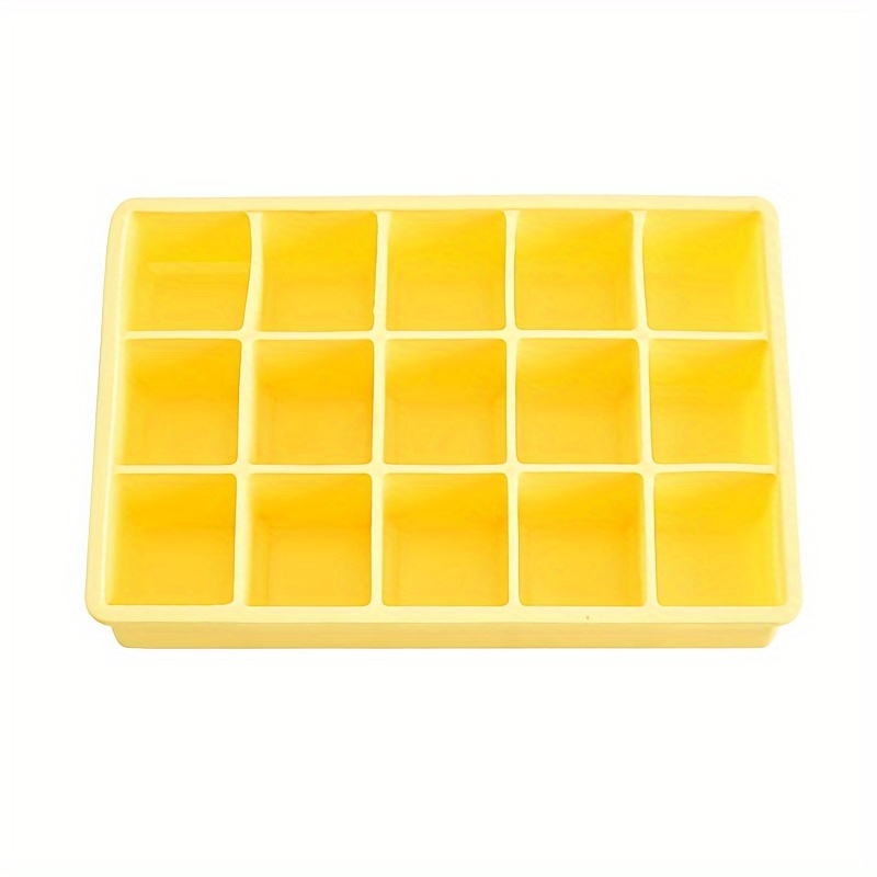 15/24 Grid Silicone Ice Cube Mold Reusable Ice Maker With Lids Food Grade  Ice Cube Square Tray Mold Bar Ice Blocks Maker Tools