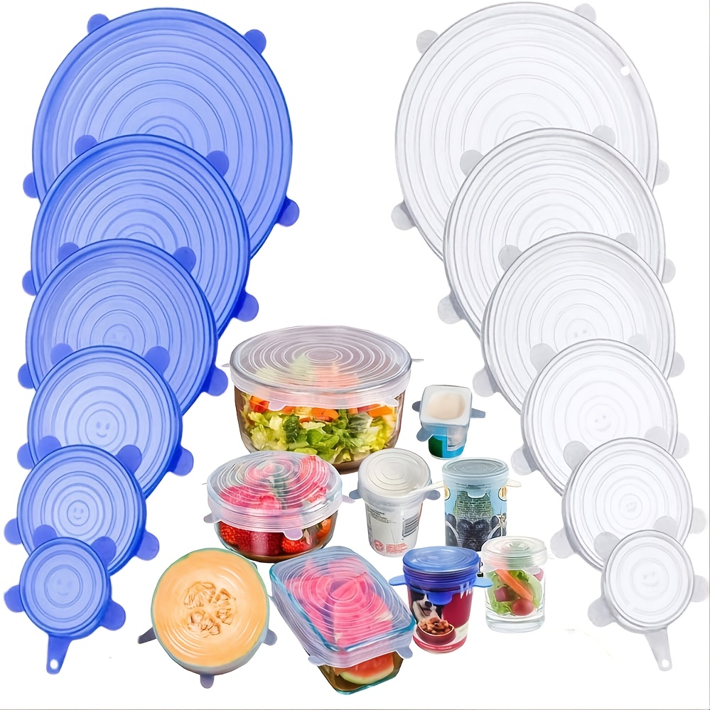 Bowl and plate silicone lids for indvidual meal's Thermobox