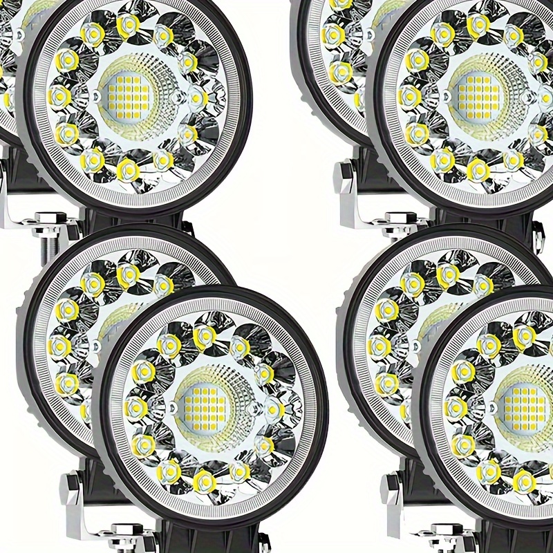 

8pcs 4inch 99w Offroad Led Light Led Lights For Jeep Truck Boat Atv White Light 12v 24v