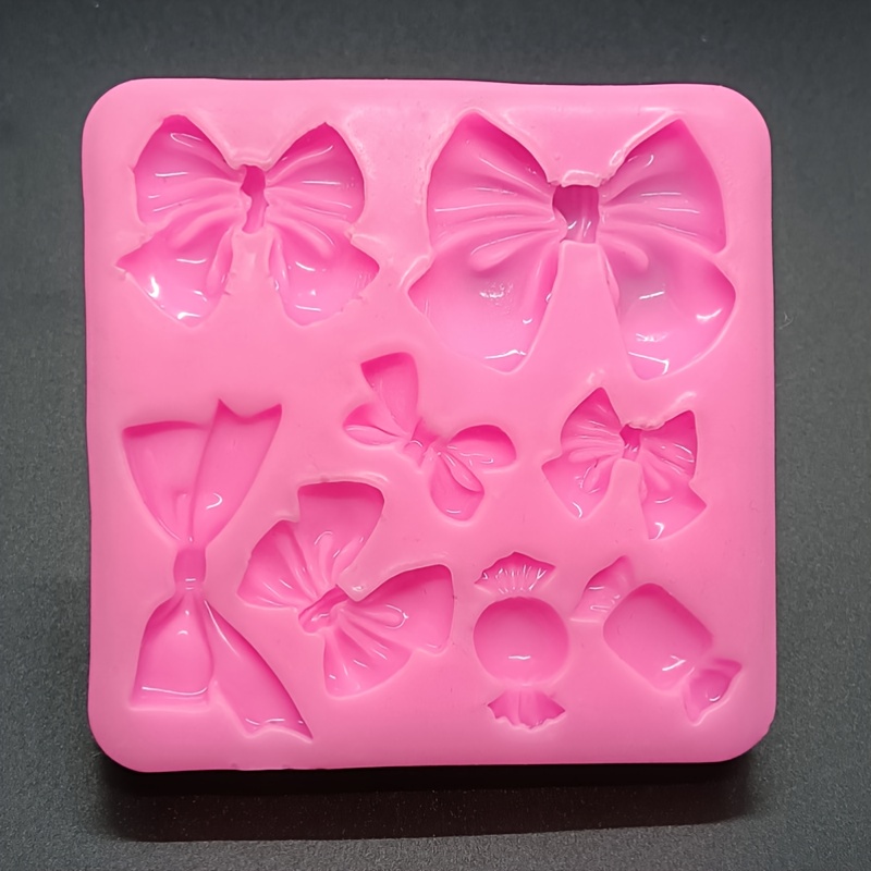 1pc Pink Butterfly Shaped Silicone Mold For Diy Cake Decoration, Chocolate,  Baking Tool