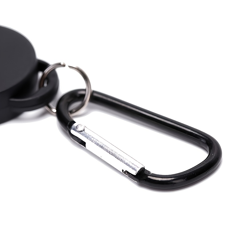 Mini Black Anti lost Keychain Retractable Keychain Buckle - Temu