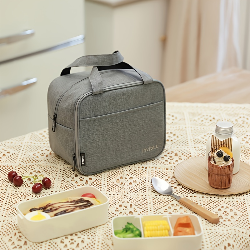 1 bolsa de almuerzo portátil de doble capa para trabajo - Temu Mexico