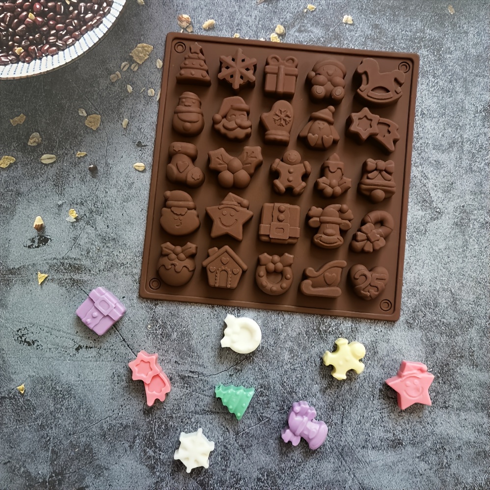 1pc Moule À Chocolat De Noël Moule En Silicone 3D Moule À - Temu Belgium