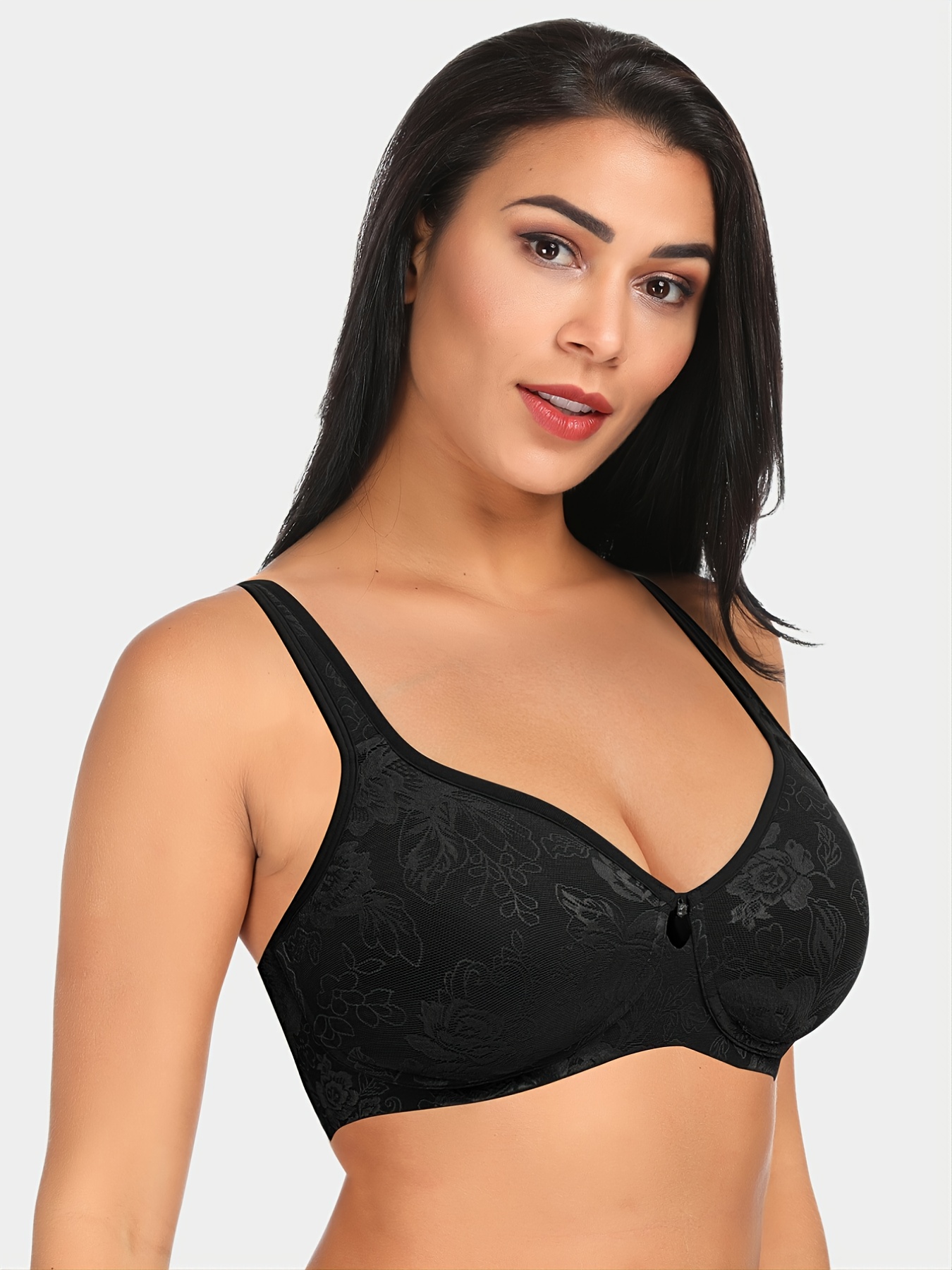 Women Plus Size Bra Full Coverage Soft Cups With Underwire