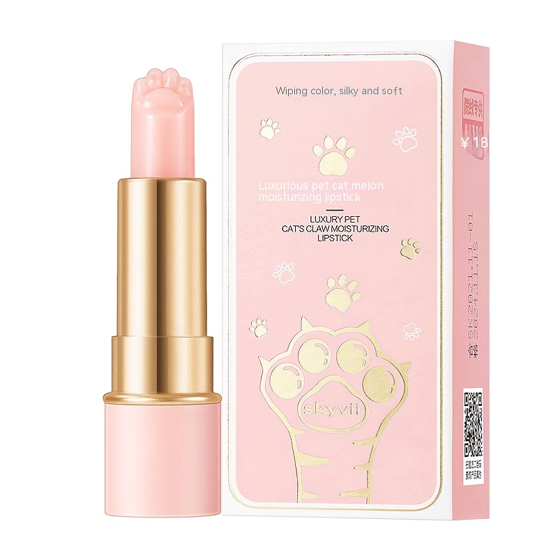 Moisturizing Lip Balm with Cat Claw Design