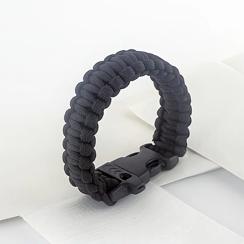Tactical Survival Paracord Bracelet: Perfect Emergency Rope - Temu