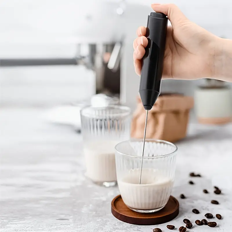 Electric Milk Frother Coffee Cream Frother Milk - Temu