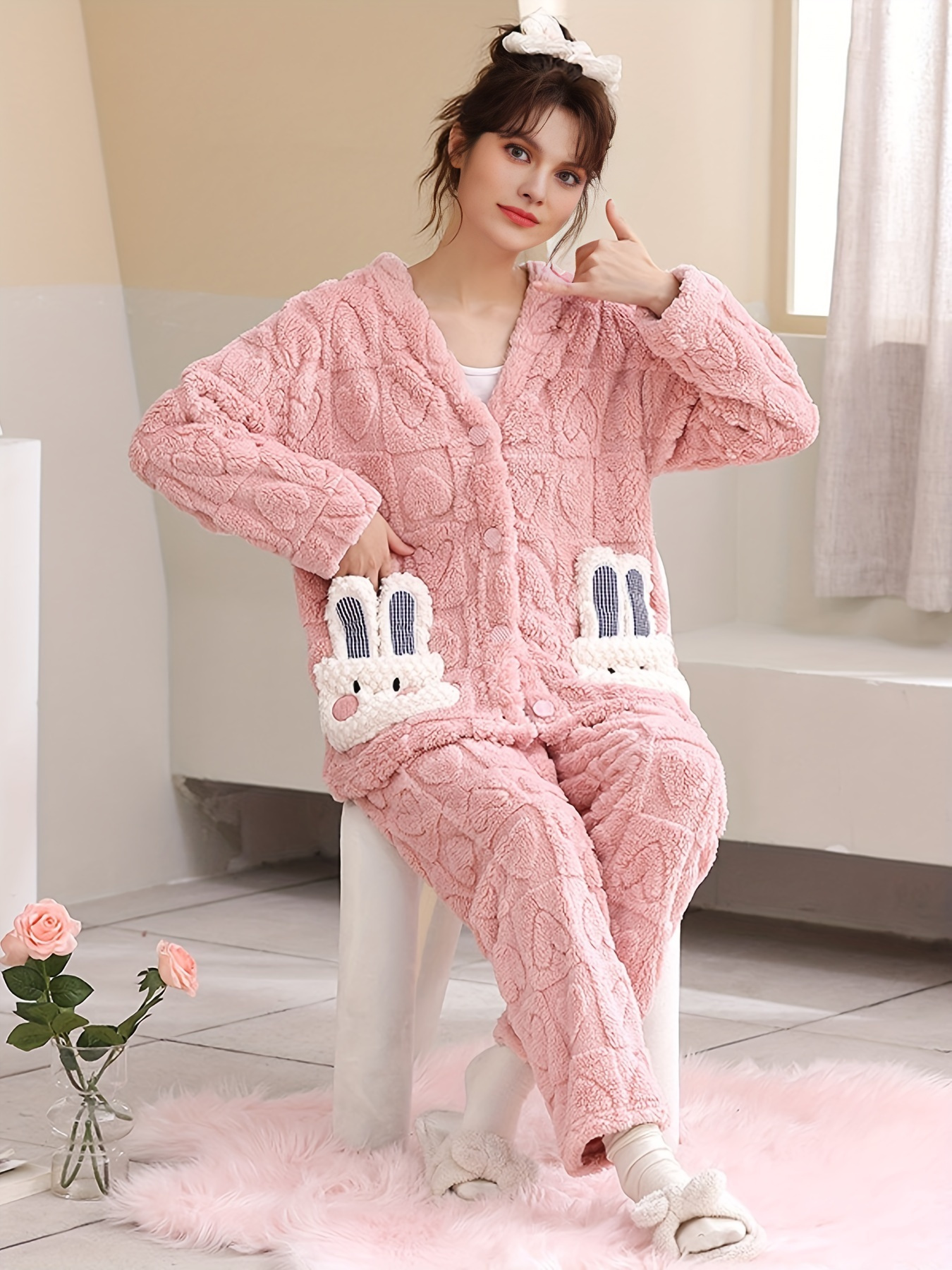 Jacquard Pajama Set