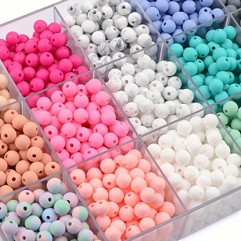 

220pcs 12mm In , & Assortments, Diy Round For Jewelry Making, Keychains, Necklaces, Bracelets, For Projects