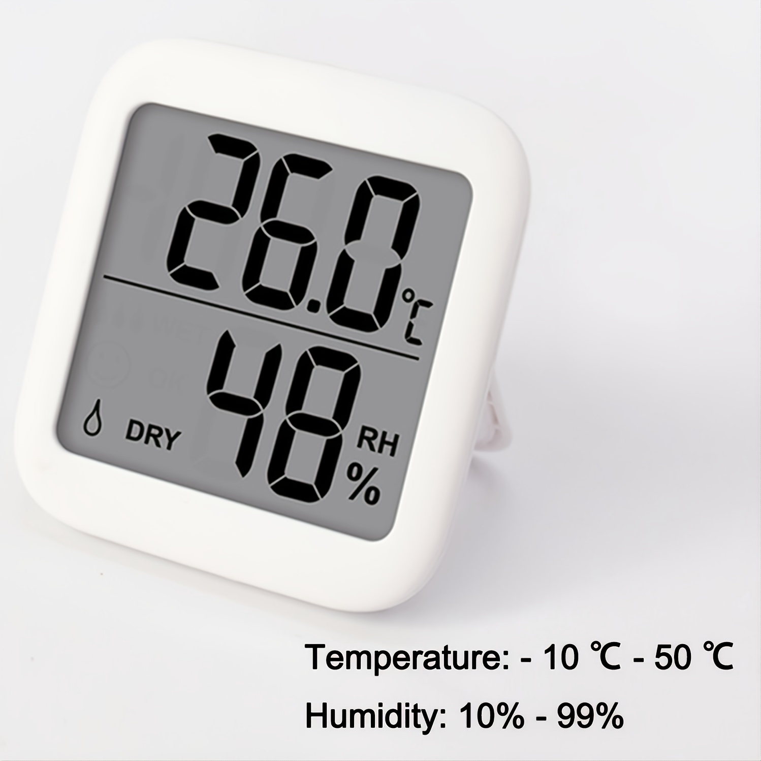 Mini jauge du compteur de température numérique, thermomètre de