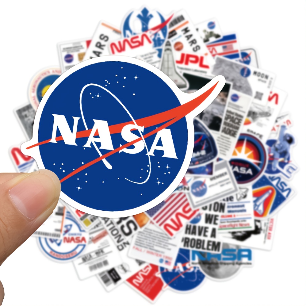 T] pegatinas de la NASA astronauta espacial 50 unids/Set Anime impermeable  pegatinas para juguetes