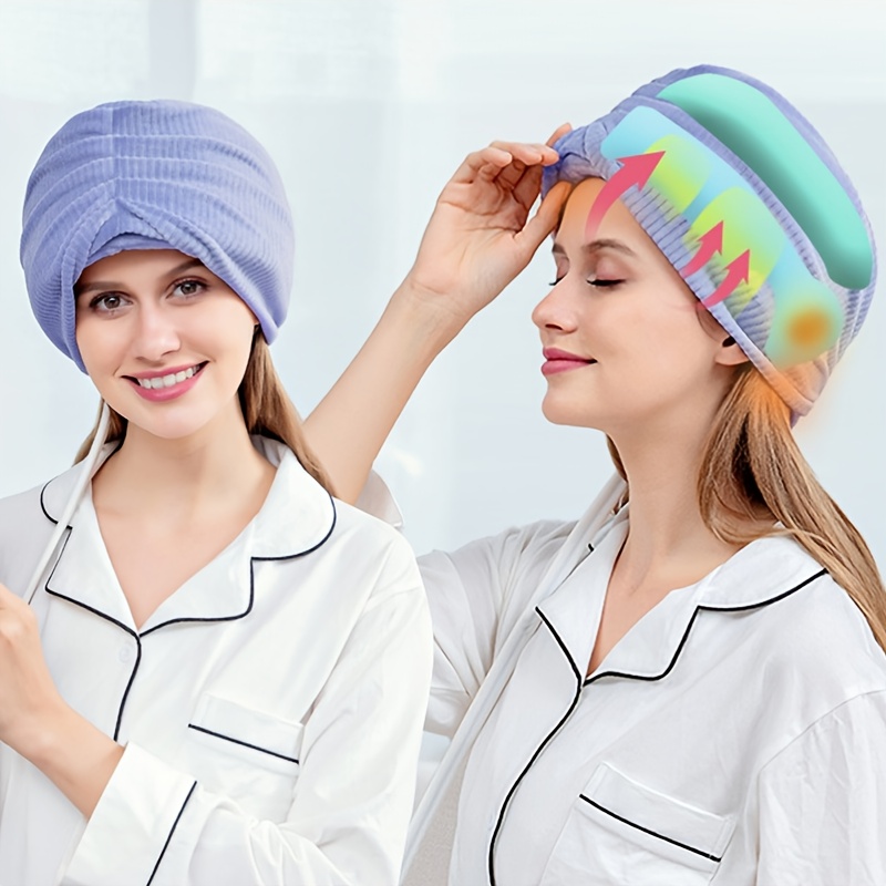 Heated Head Wrap for Headache and Neck Pain, Eletric Heated Hood