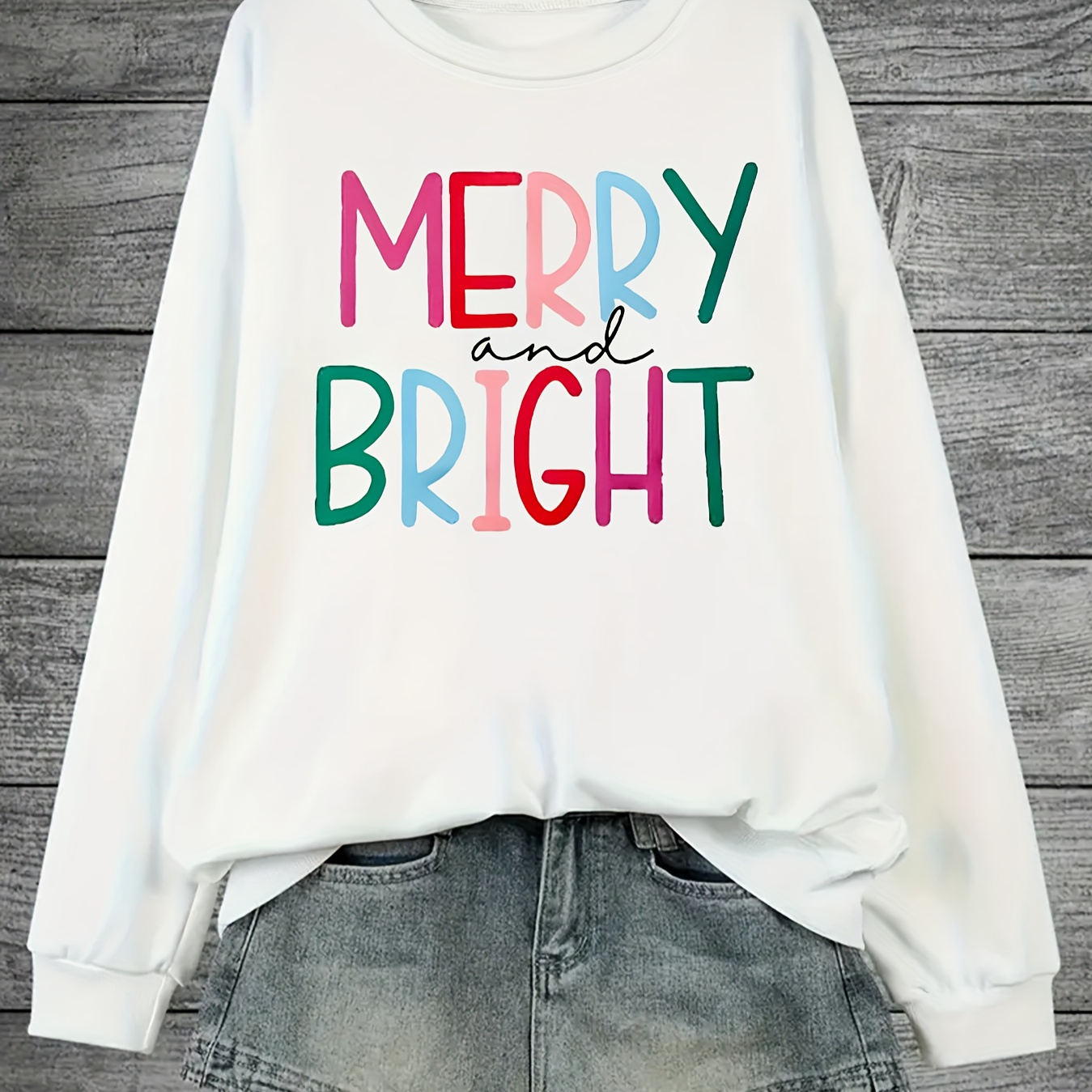 

Sweatshirt For Women - Long Sleeve , For Fall &