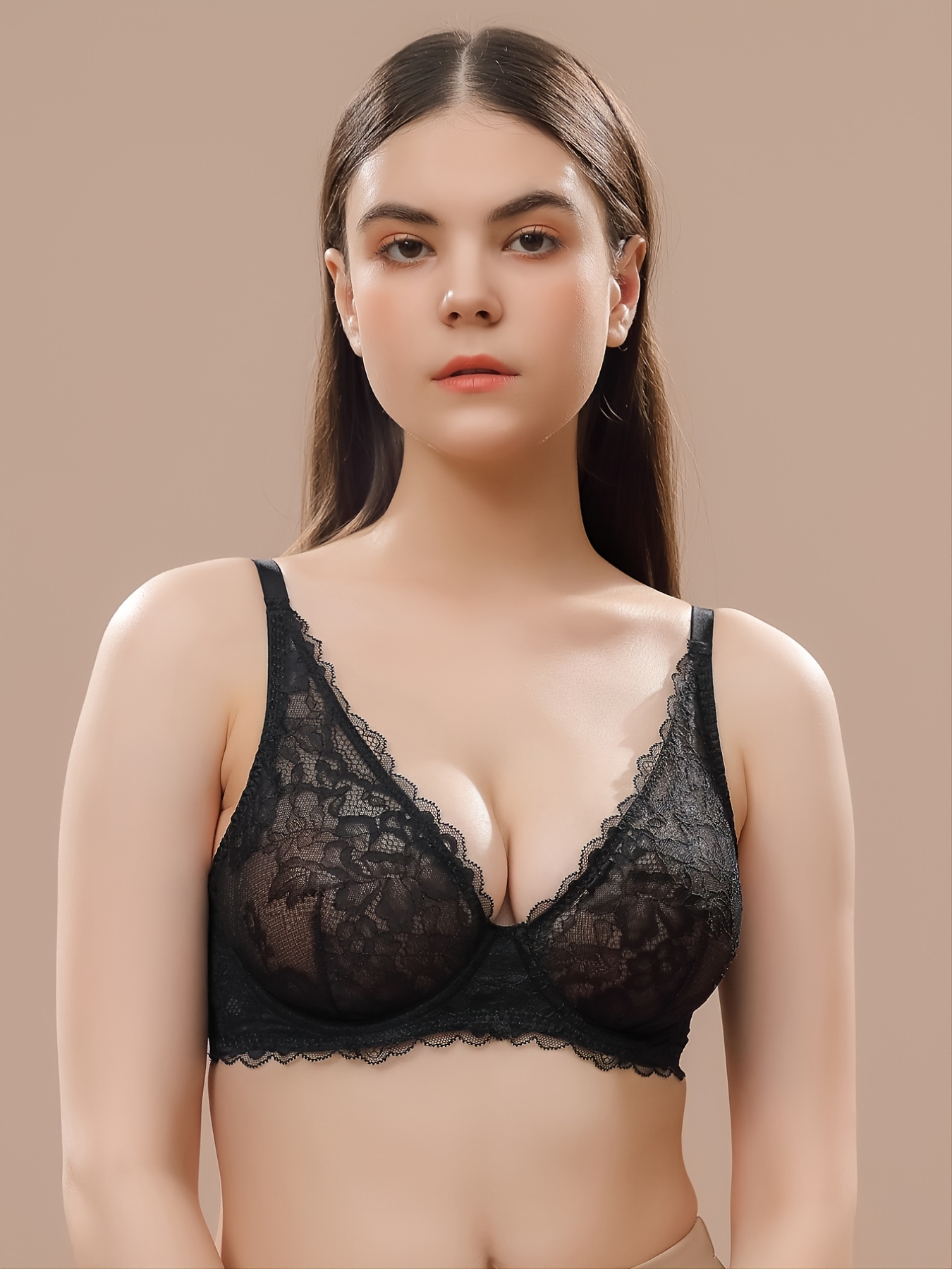 Buy Meizimei lace Sheer Bra XXX Fashion underwaer bh Push up Bras Big Size  Ladies Brassiere Ultra Boost Black Bralette Skin Cup Size D Bands Size 110  48 at