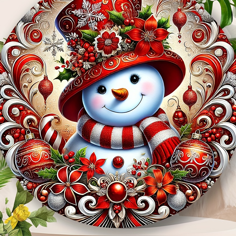 

Christmas Snowman Decoration - 7.8" , / Use, Suitable For , Bar, , , And & , , For