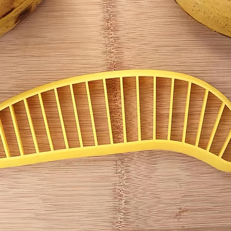 1pc Plain Plastic Banana Slicer