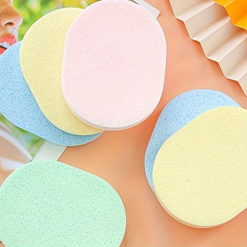 

4-piece Ultra-soft Facial Cleansing Sponges For Sensitive Skin - Gentle, Alcohol-free & Oil-free For All Skin Types