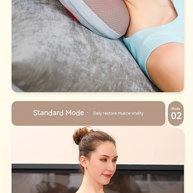 Back Neck And Shoulder Massager With Heat Deep Tissue - Temu