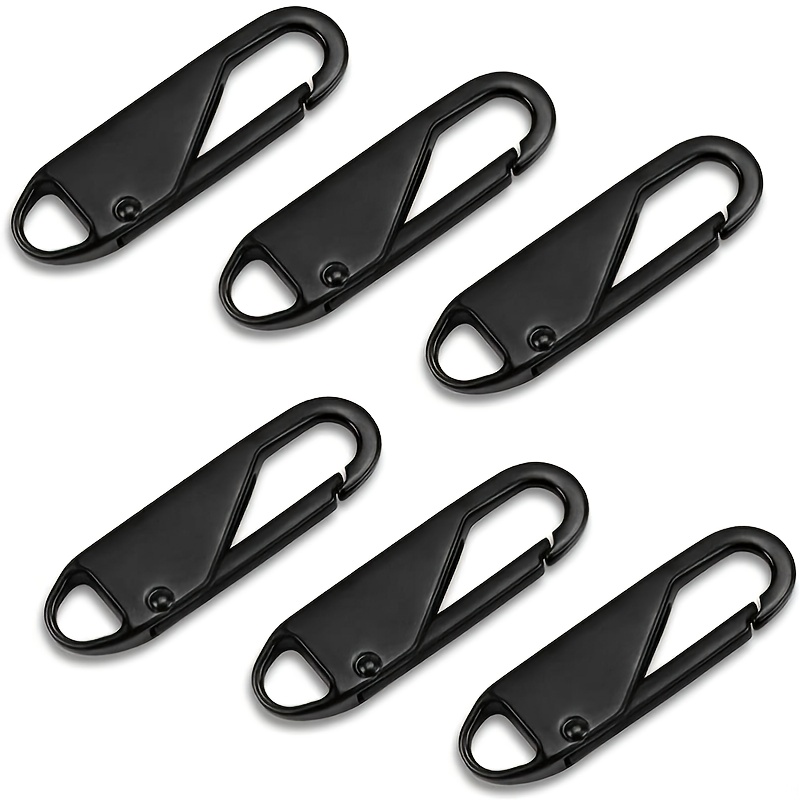 16pcs Zipper Pulls Universal Zipper Pulls Replacement Kit Detachable Zipper  Pulls Replacement Pieces Black Zipper Pulls For Jackets Luggage Backpacks