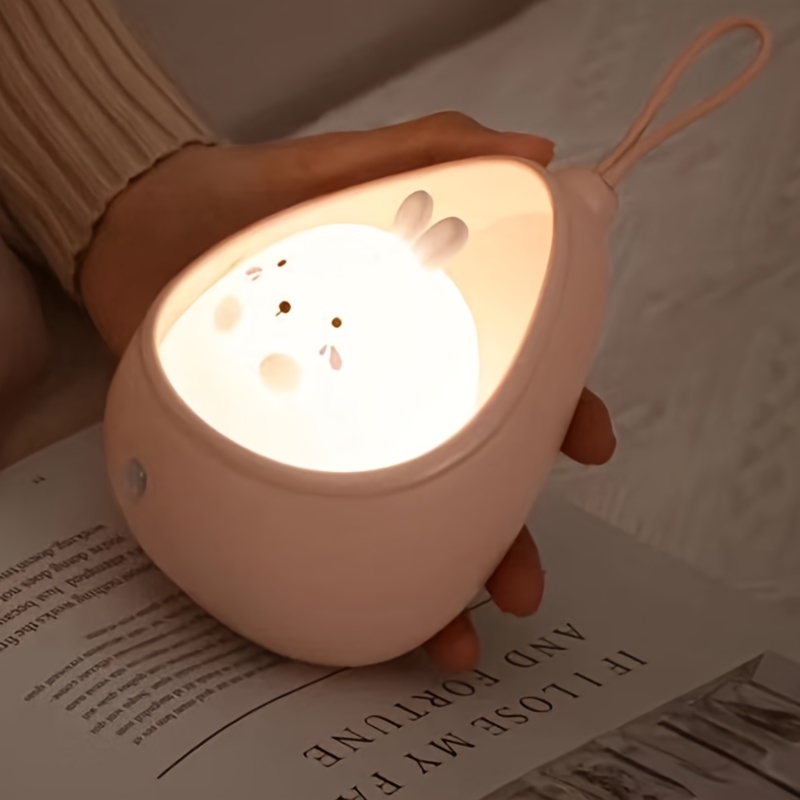 Cute Kitty Motion Sensor Night Light Wall Lamp Rechargeable - Temu