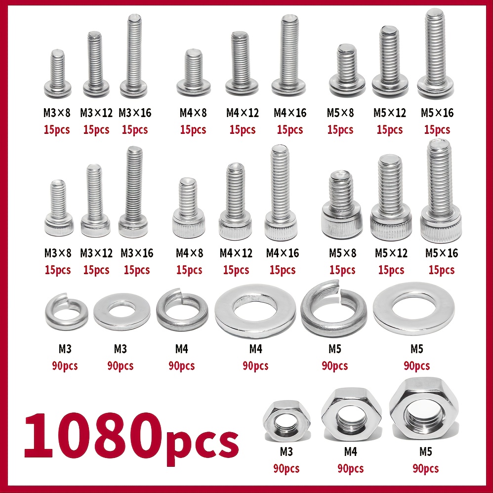 304 stainless steel m4 m5 m6