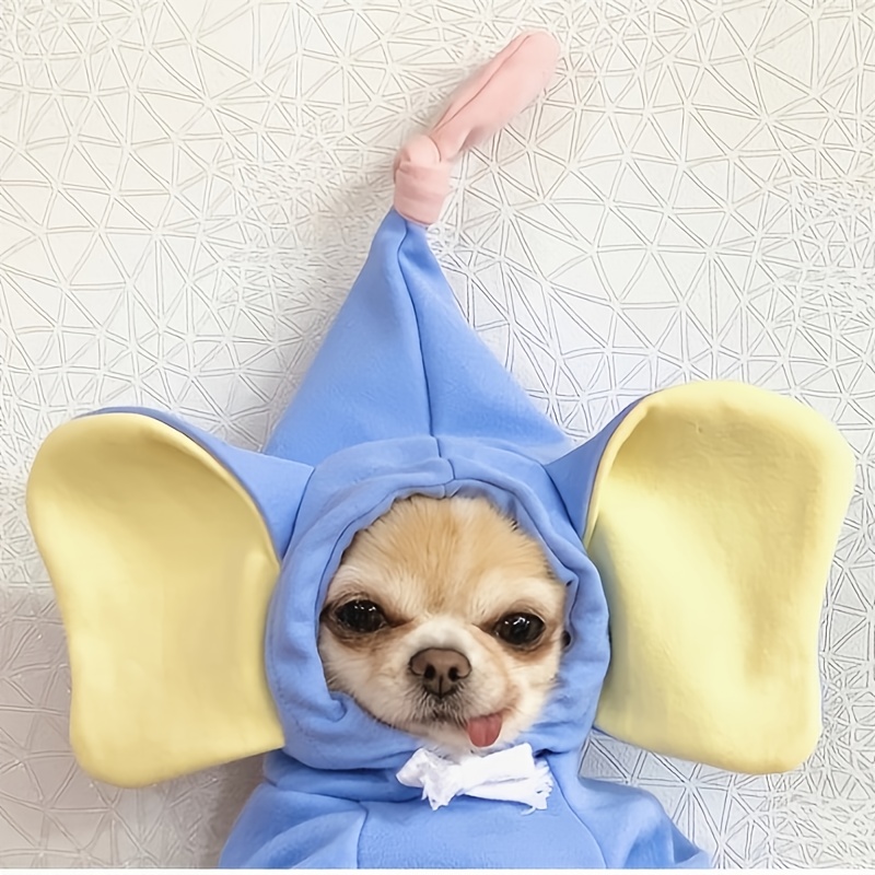 dog in an elephant costume