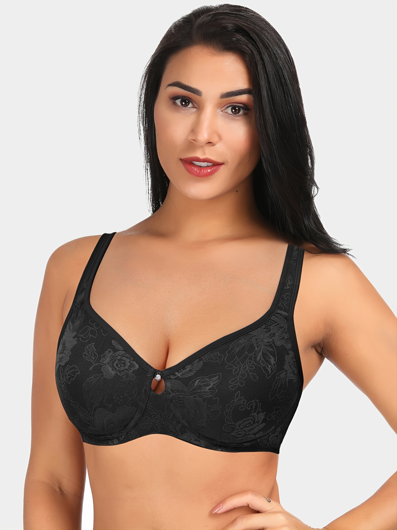 Wingslove Women's Full Coverage Non Padded Comfort Minimizer Wire-Free Bra  Plus Size in 2023