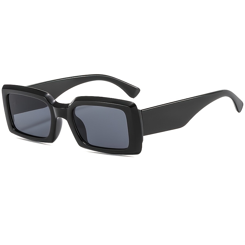 Rectangular Sunglasses Vintage Bohemian Style Small Frame Shades Sunglasses