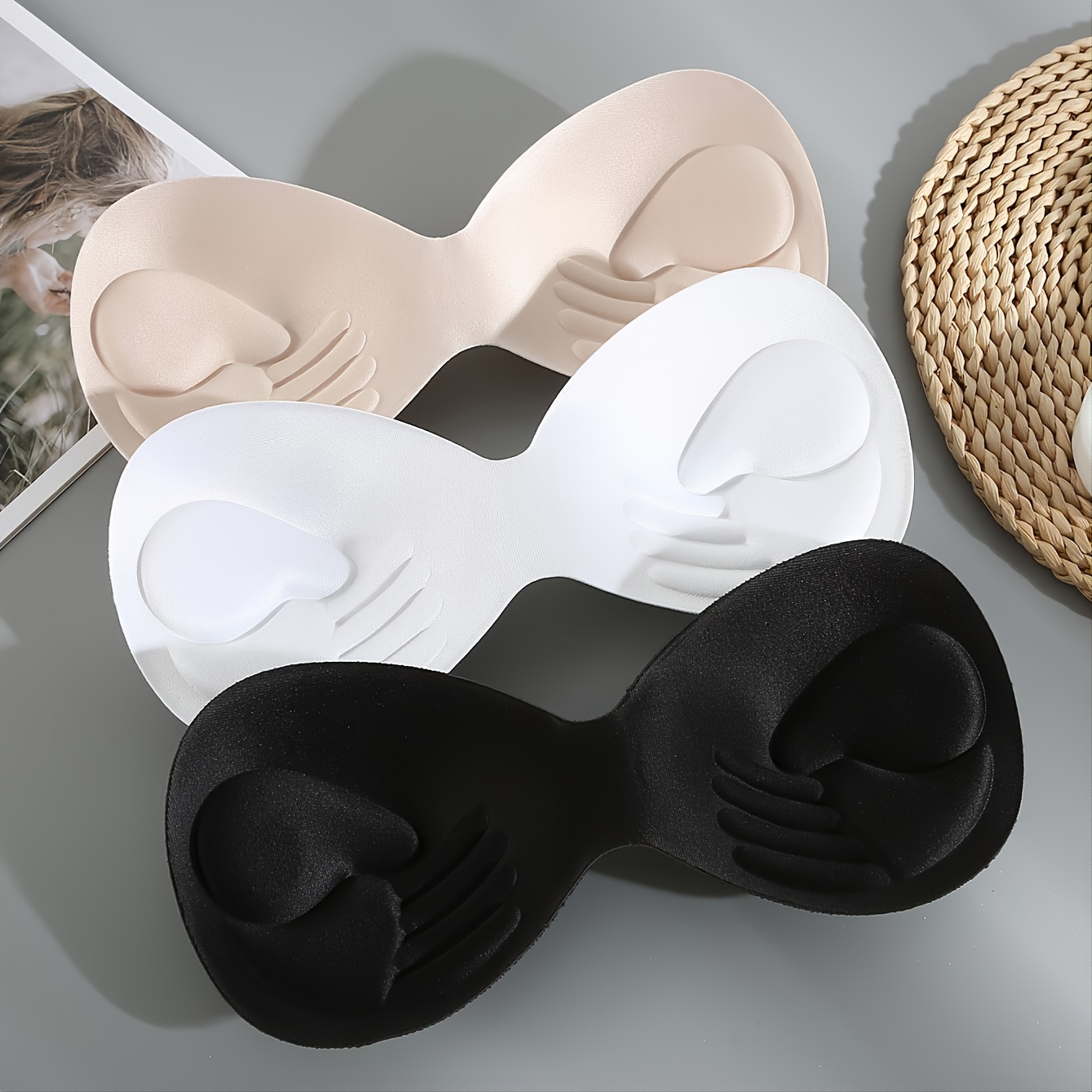 3D Removable Push Up Bra Pads Inserts Women Underwear Breast Lift  Breathable Sponge Padded Bra Pad Lining Swimsuit Bra Insert - AliExpress