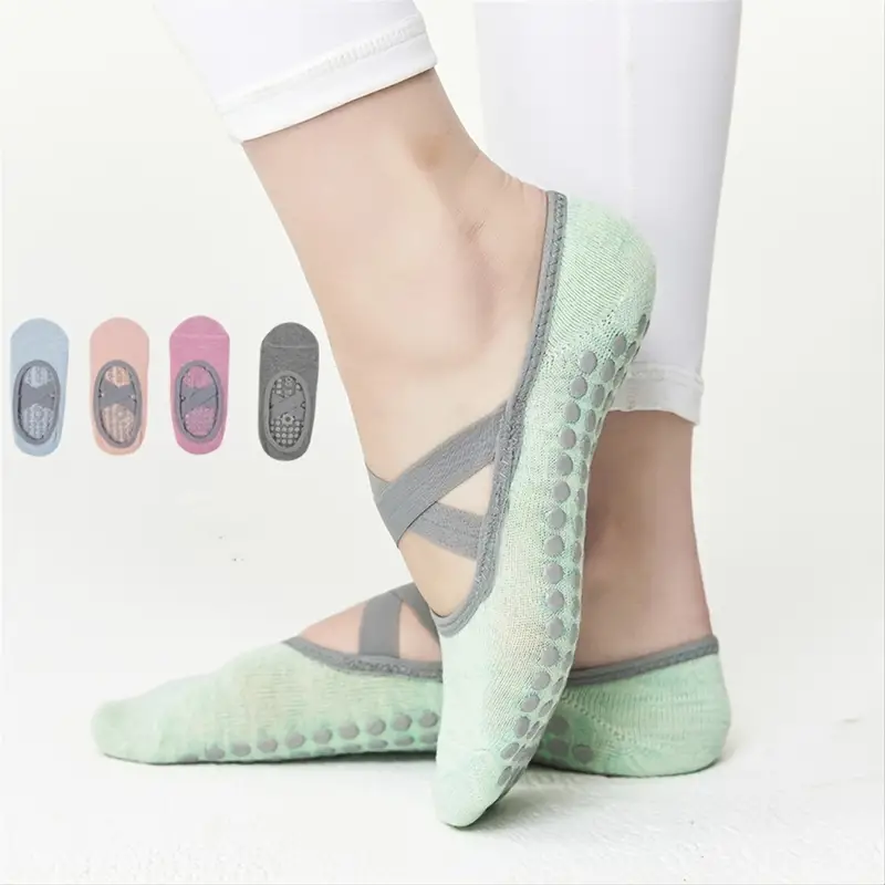 Yoga Grip Bottom Socks Breathable Comfortable Toe Split - Temu Canada