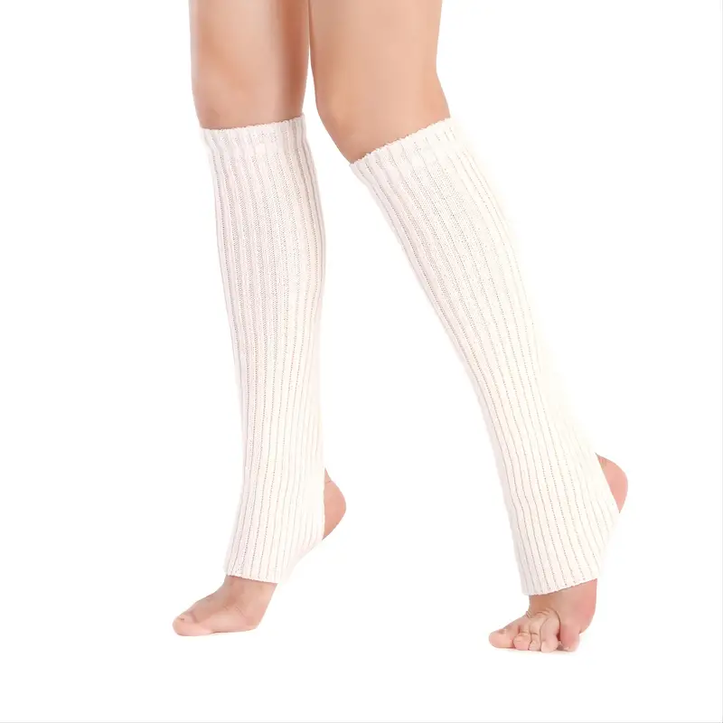 80s Vintage Comfortable Ribbed Cable Knit Leg Warmers Women - Temu