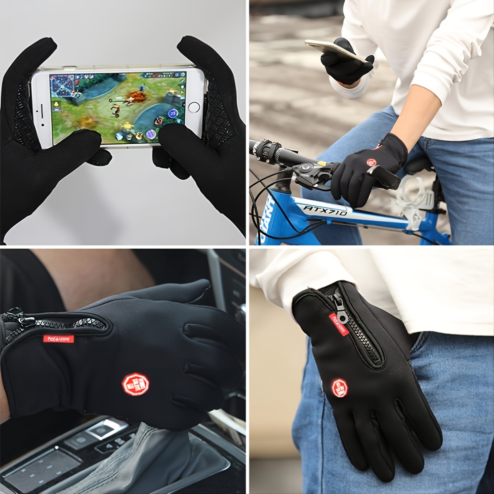 Thermal Windproof Waterproof Winter Gloves Touch Screen Warm Mittens Men XL  L M 