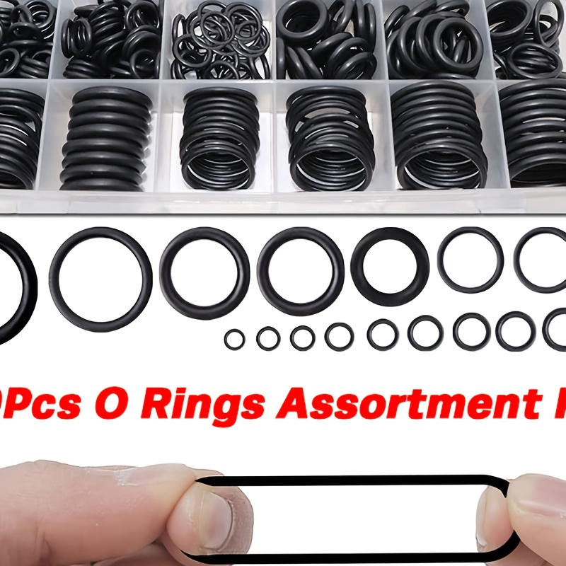 

225pcs/770pcs Rubber O Ring Assortment Kits, 18 Sizes Sealing Gasket Washers, Made Of Nitrile Rubber Nbr By , For Car Auto Vehicle Repair, Professional Plumbing