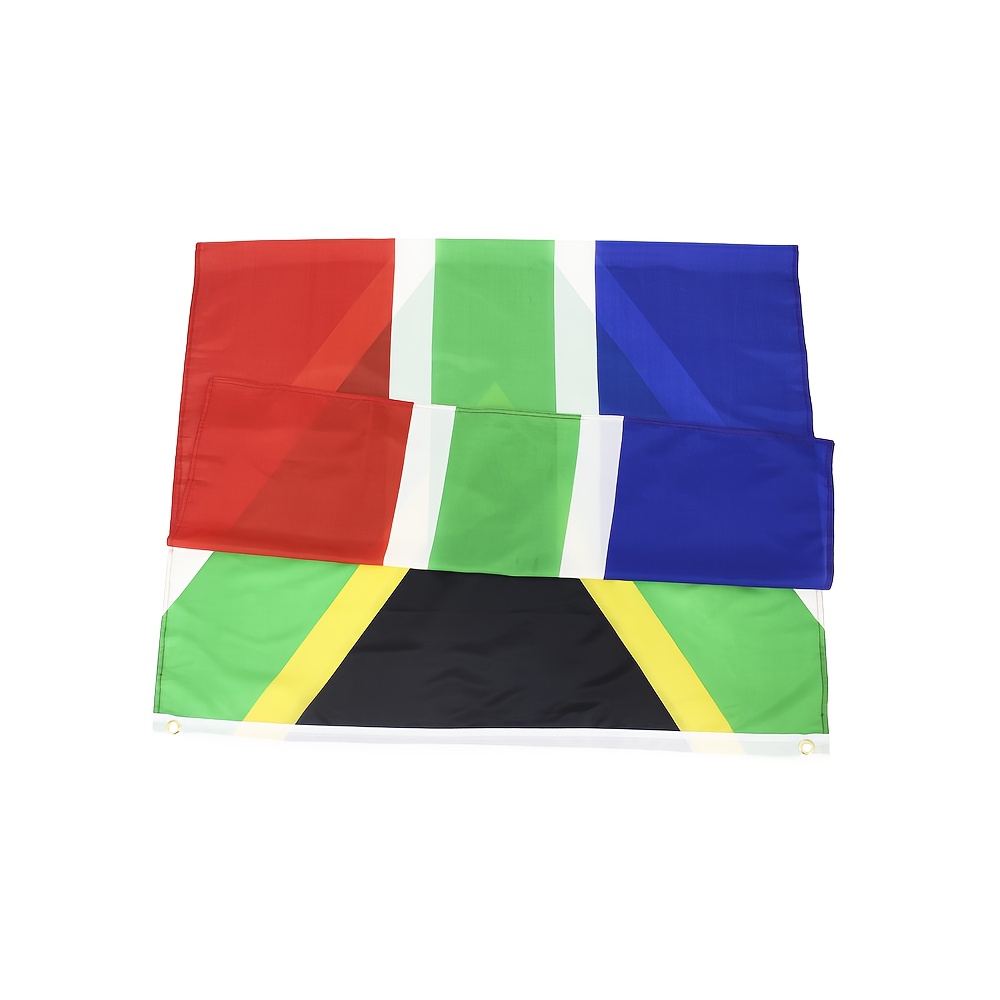 1ピース、両面プリント南アフリカ国旗(90cmx150cm 3ftx5ft)、ポリエステル製の高品質吊り下げza Rsa南アフリカ国旗 、鮮やかな色、uv退色防止、国旗の装飾、屋外ホリデーデコレーション 今すぐ素晴らしい取引を見つける Temu Japan