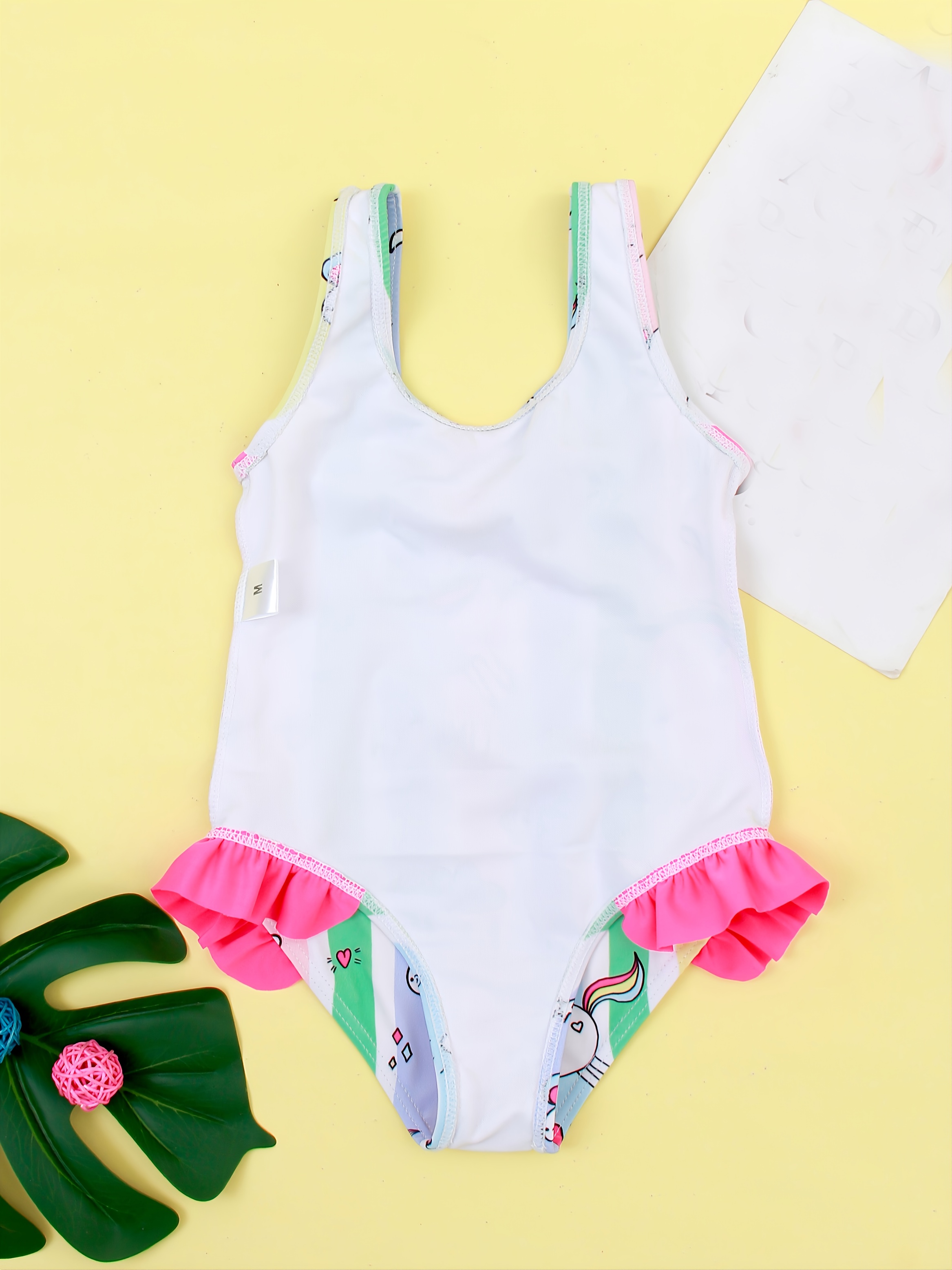 baby girl unicorn bathing suit