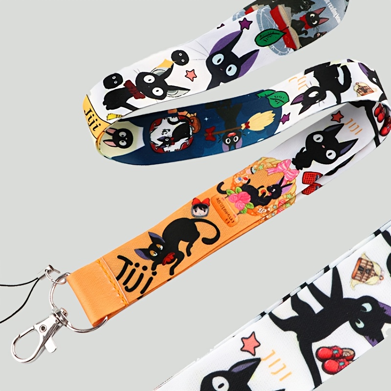 

1pc Classic Anime Neck Strap Lanyards For Keys, Badge Id Credit Card Pass Hang Rope Keychain, Keychain Accessories