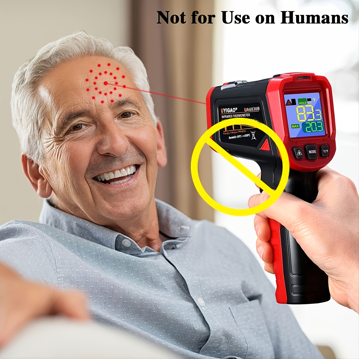 Revolutionize Your Home Repairs & Cooking With Our Patented Infrared  Thermometer Gun -58°f~1022°f (-50°c-550°c) - Temu
