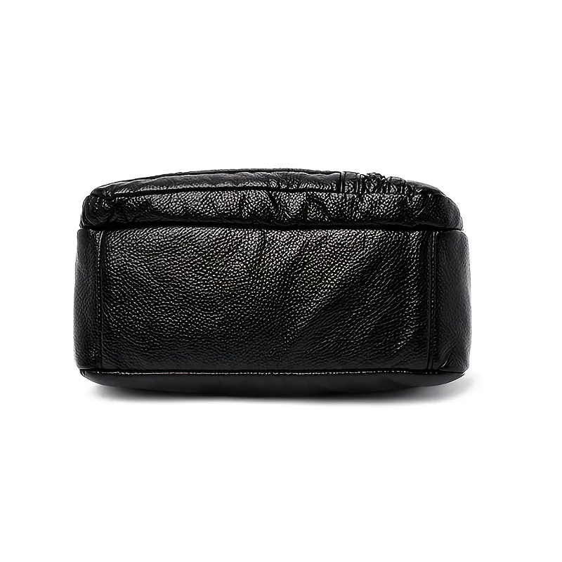 Soft Faux Leather Multi Compartment Shoulder Bag, Women's Versatile  Shoulder Bag - Temu Japan