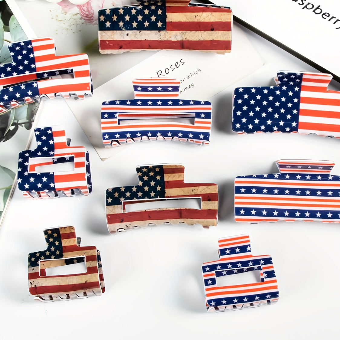 Fishing Flag Clips Marine Boat Flag Clips For Halyards Outrigger Lines  Flagpole Rope 4pcs