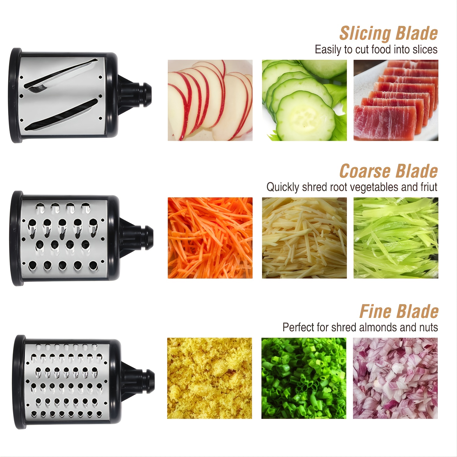 KitchenAid Food Meat Grinder Vegetable Slicer Shredder Stand Mixer Attachment Ksm2vsga