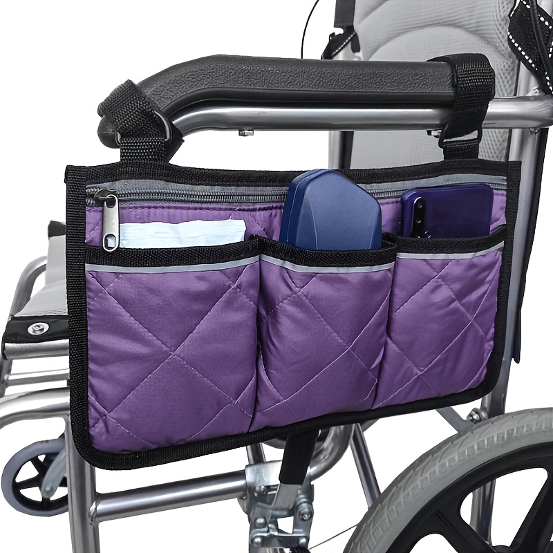 Rollstuhltasche Hinten Rollstuhl Tasche mit 11 Taschen,Rollstuhl